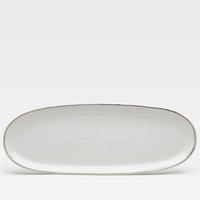 PLATTE - Creme, Basics, Keramik (34/12,5/2,1cm) - Van Well