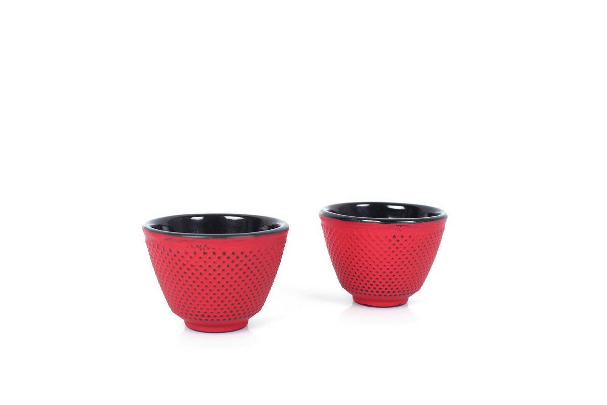 TEEKANNENSET  - Rot, Basics, Metall (1100ml) - Echtwerk