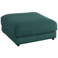 HOCKER in Textil Waldgrün  - Waldgrün/Schwarz, Design, Kunststoff/Textil (100/86/100cm) - Lomoco