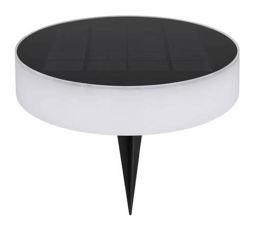 SOLARLEUCHTE 15,3/56,1 cm   - Opal/Schwarz, Design, Kunststoff (15,3/56,1cm) - Globo