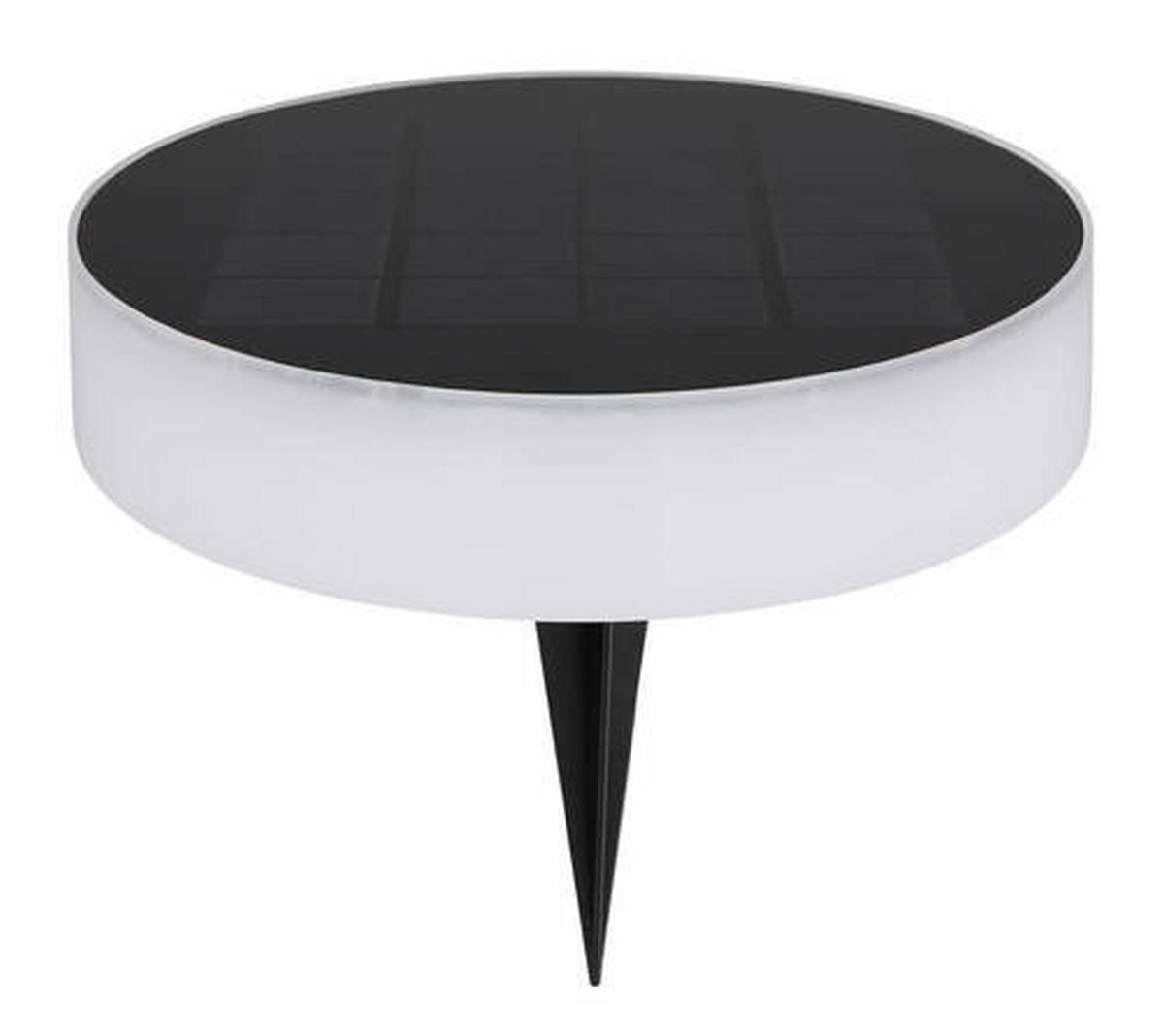 SOLARLEUCHTE - Opal/Schwarz, Design, Kunststoff (15,3/56,1cm) - Globo