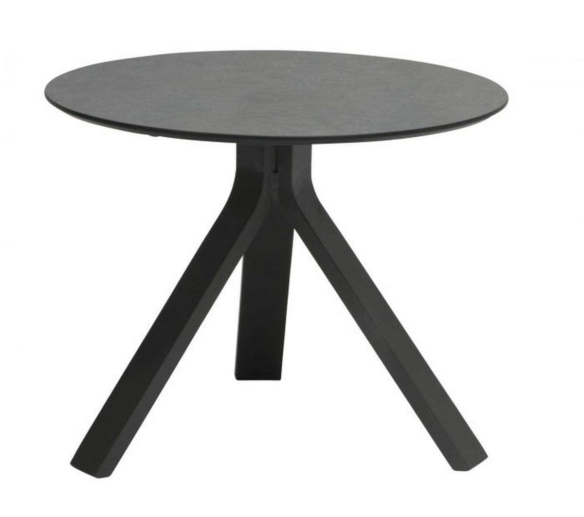 GARTENBEISTELLTISCH 55/55/43 cm Metall  - Anthrazit, Basics, Kunststoff/Metall (55/55/43cm) - Stern