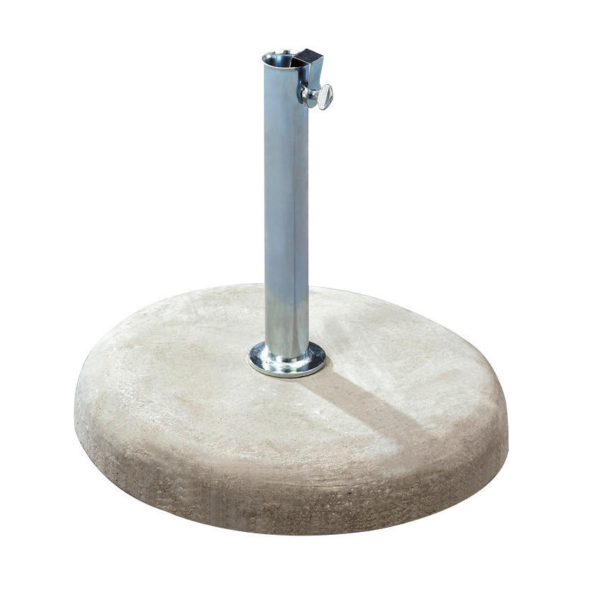 SONNENSCHIRMSTÄNDER Grau  - Grau, Design, Stein (42/44/42cm) - Jan Kurtz