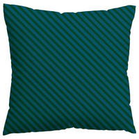 KISSENHÜLLE Woven Satin Fade 40/40 cm  - Dunkelgrün/Petrol, Basics, Textil (40/40cm) - Schlafgut