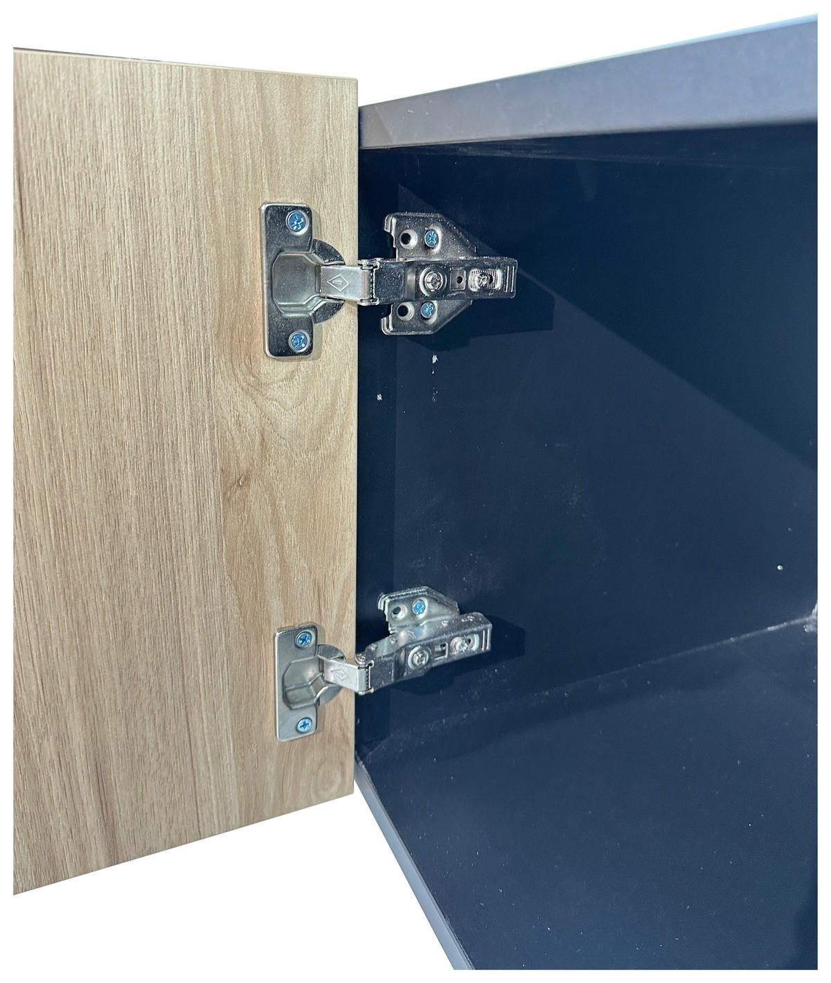 TV-BÄNK LINO  i 181/50/40 cm  - svart/ekfärgad, Design, metall/trämaterial (181/50/40cm) - Xora