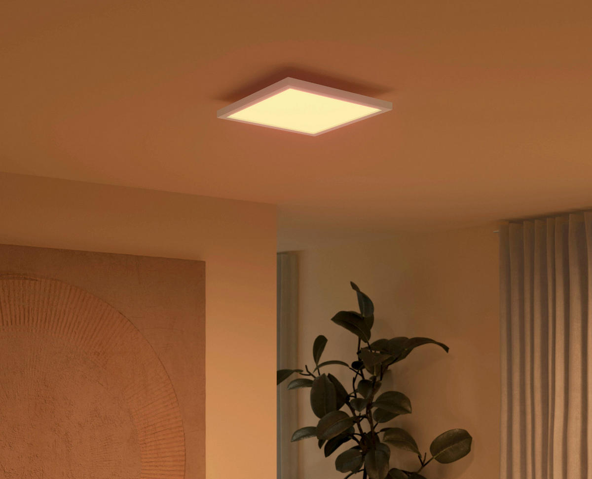 LED-DECKENLEUCHTE    30/30/4,6 cm  - Weiss, Konventionell, Metall (30/30/4,6cm) - Philips HUE