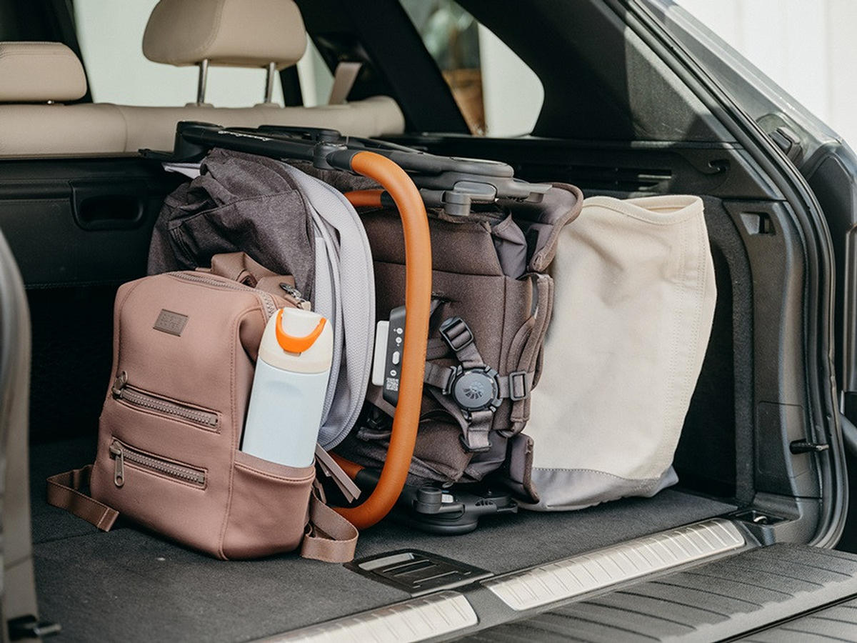 KIŠOBRAN KOLICA  METRO 3 DELUXE  - svetlosiva, Osnovno, metal/tekstil (23/44/56cm) - Ergobaby