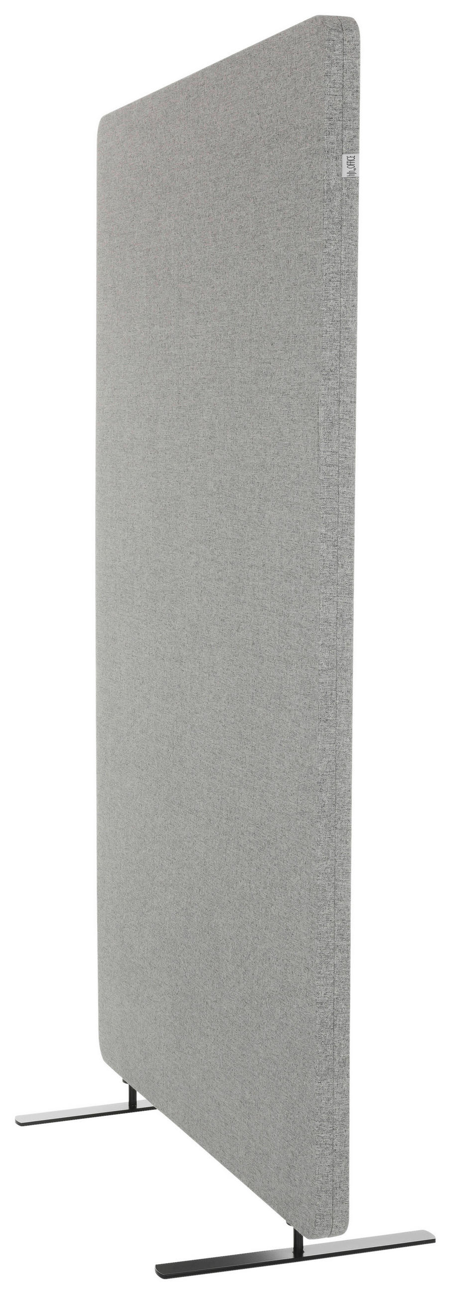 TRENNWAND Textil, Metall, Kunststoff Hellgrau  - Hellgrau, Basics, Kunststoff/Textil (80/142/35cm) - MID.YOU