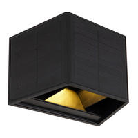 SVJETILJKA SOLARNA  - prozirno/crna, Design, plastika (15,4/9,6/9,9cm) - Globo