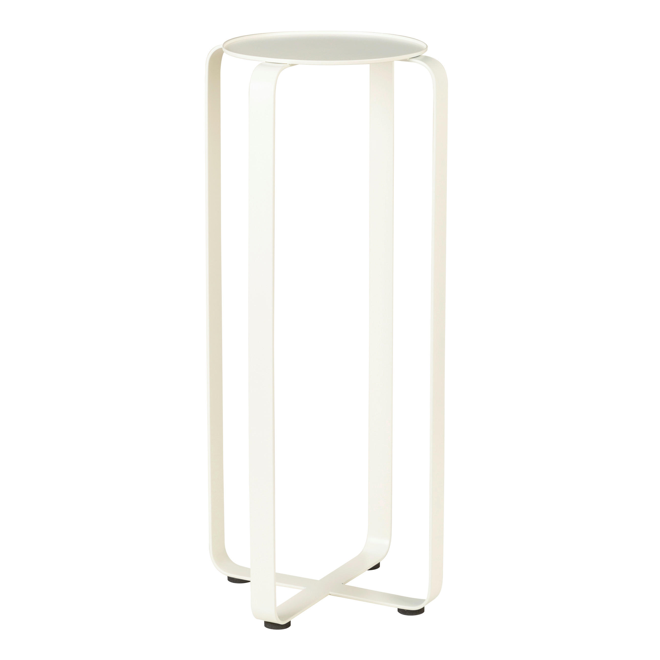 DEKOSÄULE - Weiß, Basics, Metall (23/51/23cm)