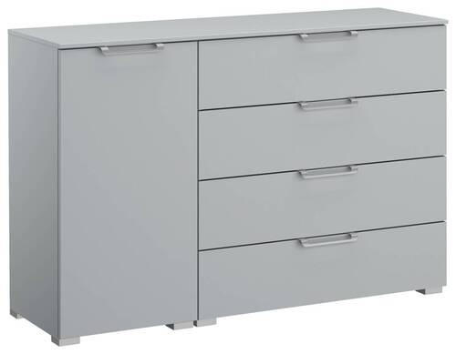 SIDEBOARD in 120/81/42 cm - Silberfarben/Alufarben, Design, Holzwerkstoff/Kunststoff (120/81/42cm) - Novel