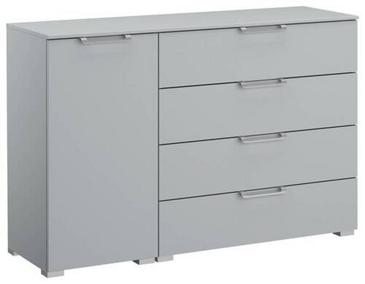 SIDEBOARD  in 120/81/42 cm  - Silberfarben/Alufarben, Design, Holzwerkstoff/Kunststoff (120/81/42cm) - Novel