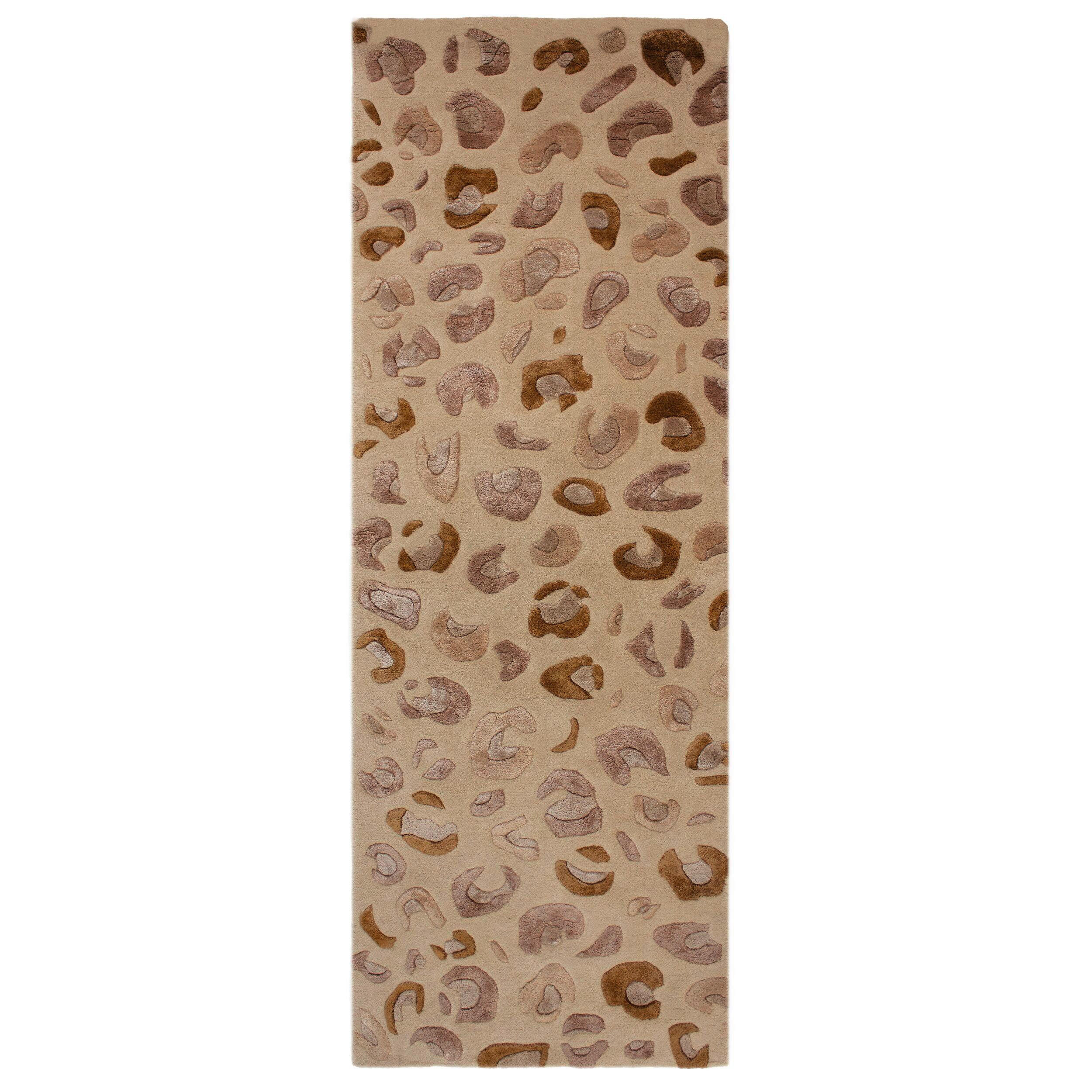 Flair Rugs RUČNĚ TKANÝ KOBEREC, 80/230 cm přírodní barvy