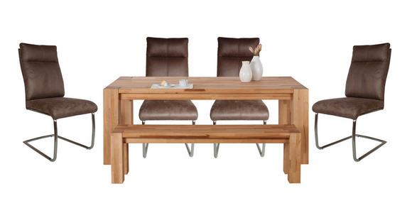 ESSTISCH Kernbuche rechteckig   - Kernbuche, Natur, Holz (200/100/75cm) - Carryhome