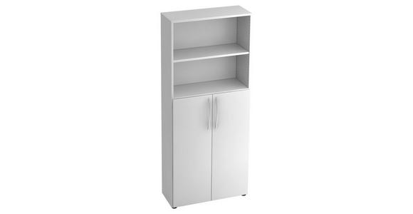 AKTENSCHRANK 80/188/34,6 cm  - Weiß, KONVENTIONELL, Holzwerkstoff (80/188/34,6cm) - Venda