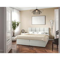 BOXBETT 160/200 cm  in  - Weiss/Schwarz, Modern, Holz/Holzwerkstoff (160/200cm) - MID.YOU