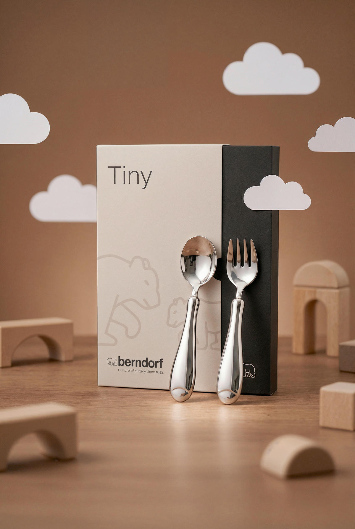 KINDERBESTECK - Silberfarben, Basics, Metall (21/16/3cm) - Berndorf