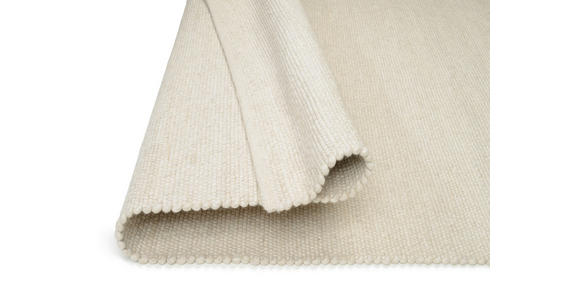 HANDWEBTEPPICH 200/200 cm Helsinki  - Creme, Basics, Textil (200/200cm) - Linea Natura