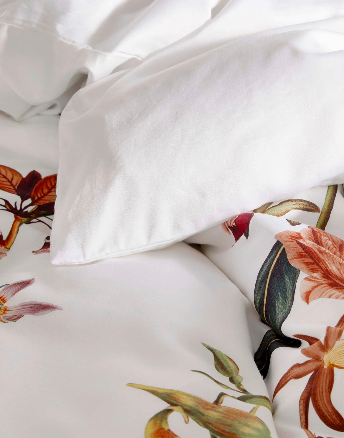 BETTWÄSCHE FEDA Satin  - Weiß, Basics, Textil (135/200cm) - Essenza