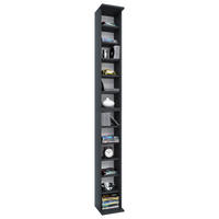 CD-HYLLA 21/183/20 cm  - svart, Basics, trämaterial (21/183/20cm) - MID.YOU