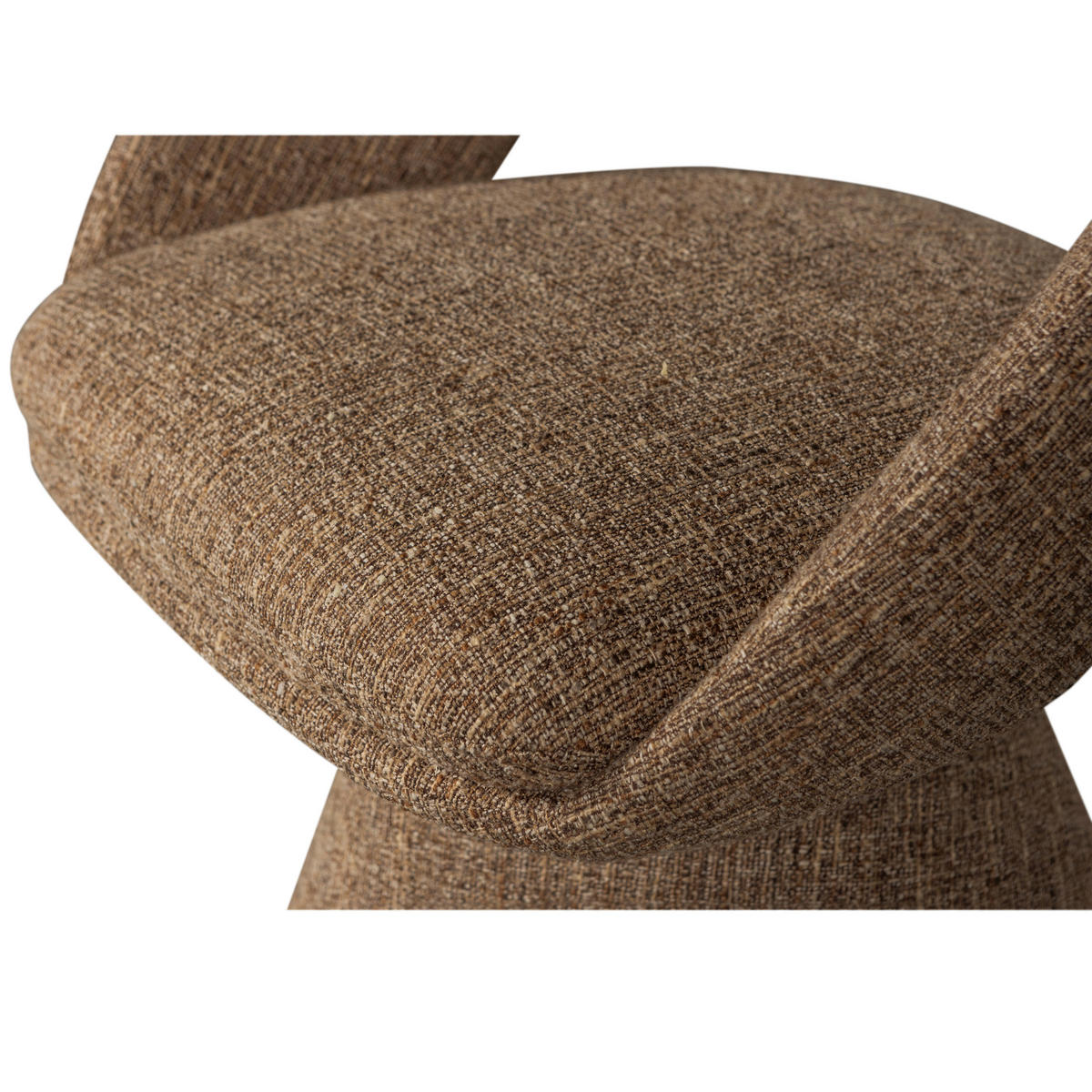 ARMLEHNSTUHL  Sitzfläche 360° drehbar Webstoff  - Sandfarben, MODERN, Textil (63/80/57cm) - Livetastic