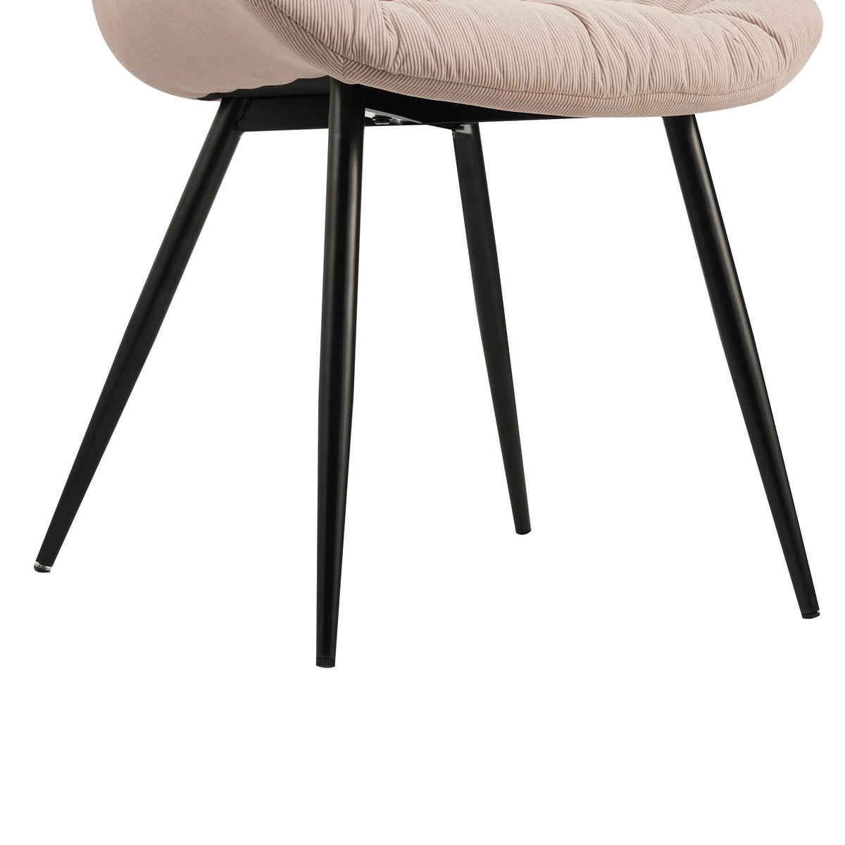 SZÉK fém, textil rózsaszín, fekete  - fekete/rózsaszín, Design, textil/fém (54/85/63cm) - Carryhome