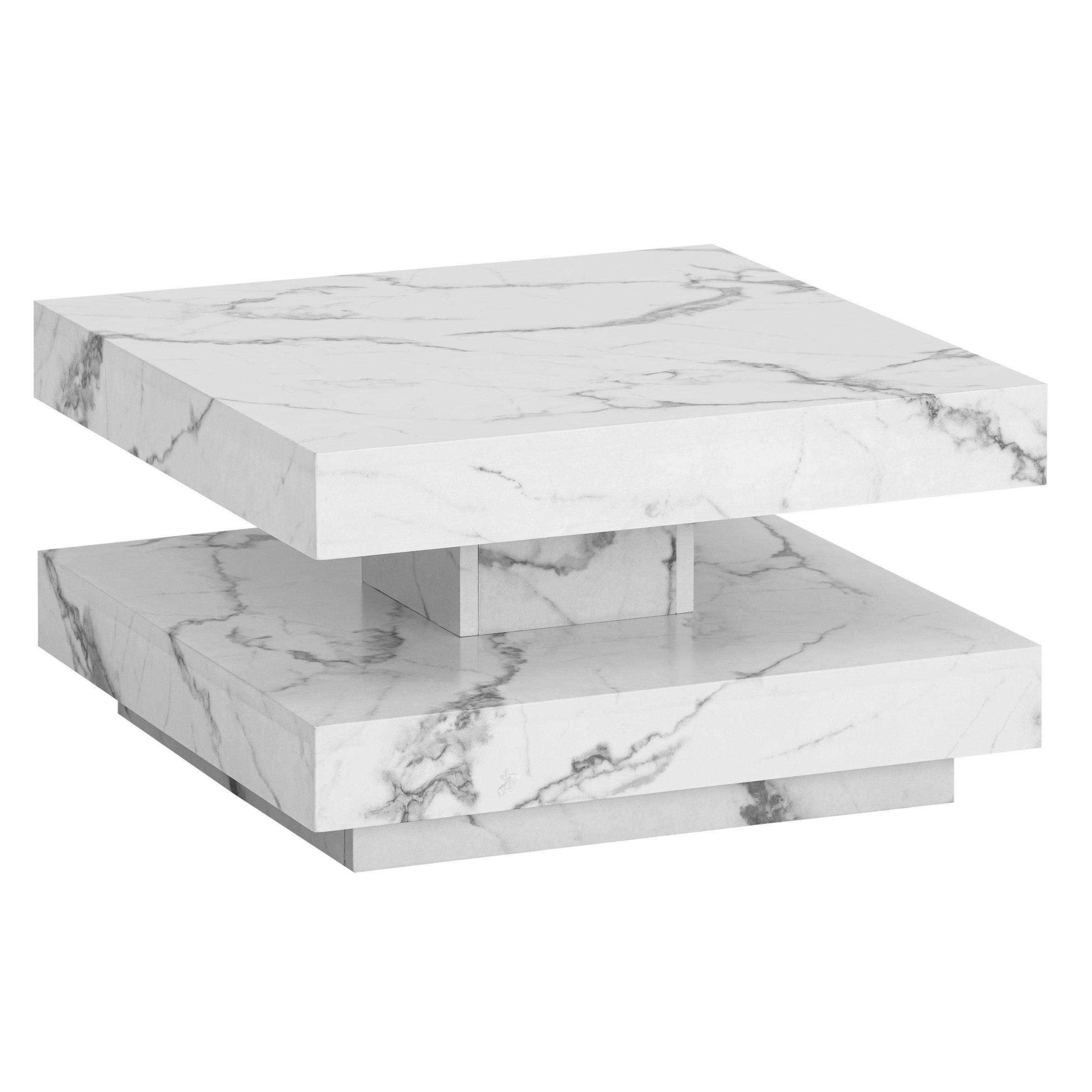 SOFFBORD i trämaterial 60/60/34 cm  - vit, Design, trämaterial (60/60/34cm) - Livetastic