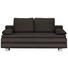 BOXSPRINGSOFA in Textil Braun, Grau - Chromfarben/Braun, Design, Textil/Metall (204/95/100cm) BOXSPRINGSOFA in Textil Braun, Grau - Chromfarben/Braun, Design, Textil/Metall (204/95/100cm)