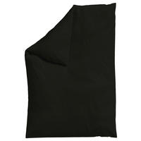 BETTDECKENBEZUG KNITTED JERSEY Jersey 135-140/200 cm  - Schwarz, Basics, Textil (135-140/200cm) - Schlafgut