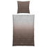 BETTWÄSCHE Satin Taupe 155/220 cm - Taupe, KONVENTIONELL, Textil (155/220cm) - Novel