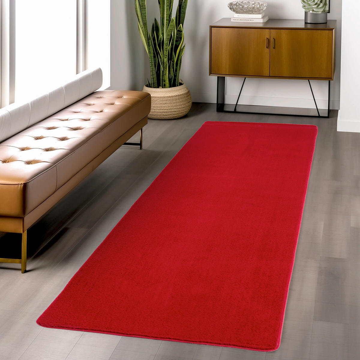 WEBTEPPICH 80/150 cm Joy Rot  - Rot, Design, Textil (80/150cm)