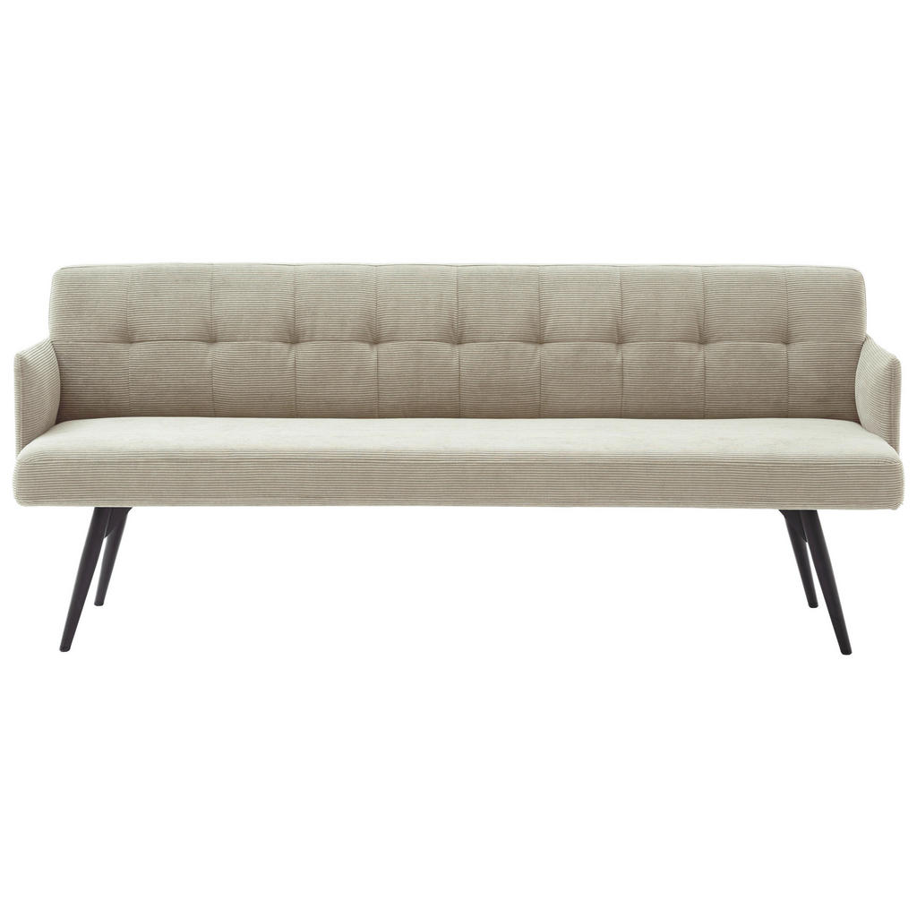 Thumbnail - Johann Jakob Sitzbank, Sand, Textil, 2-Sitzer, 206x85x69 cm, Goldenes M, Oeko-Tex® Standard 100, DGM-Klimapakt, DGM-Emis...