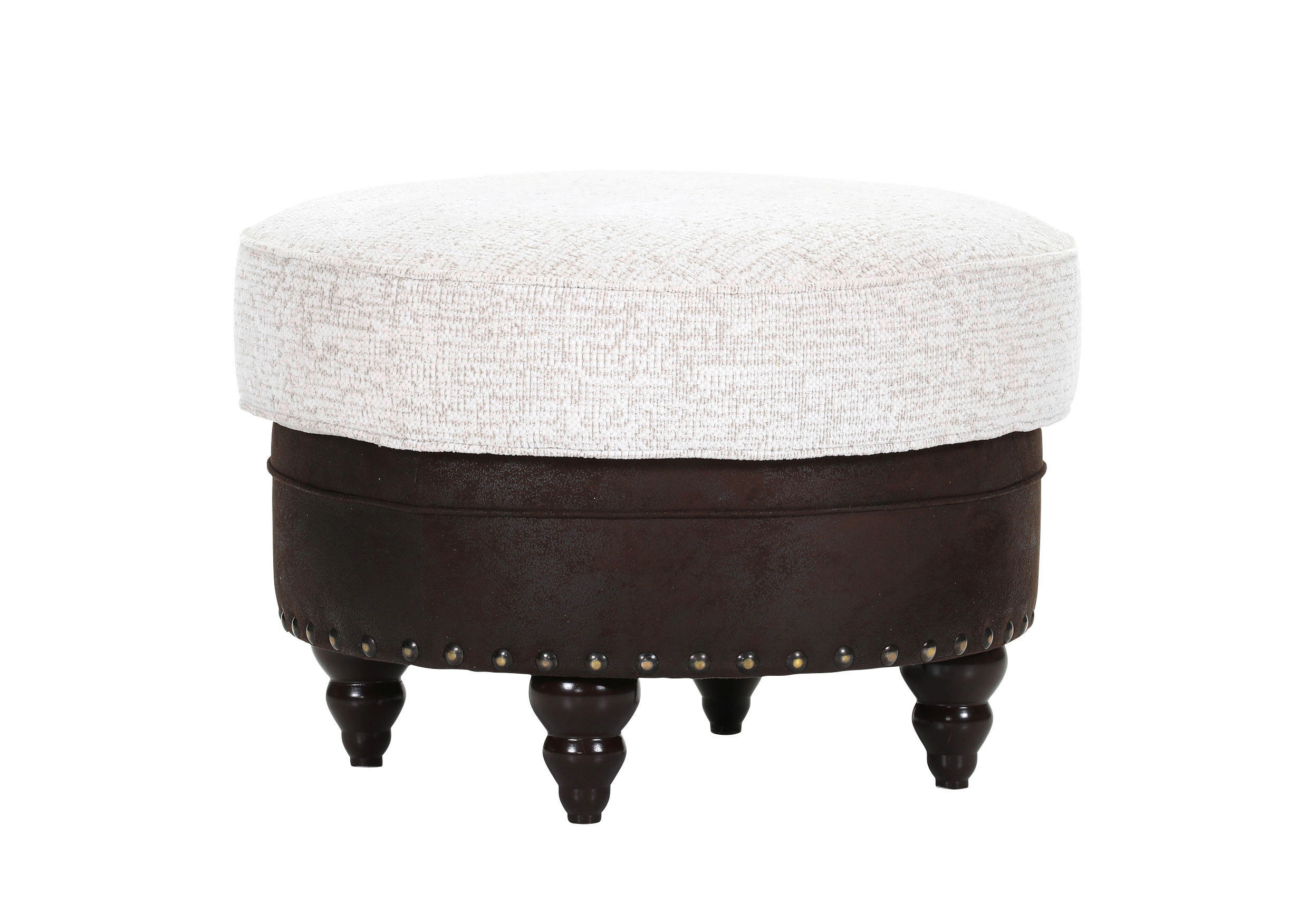 TABURE tekstil  smeđa        - sivo-smeđa/smeđa, Romantično / ladanjski, tekstil/drvo (75/50cm) - Landscape