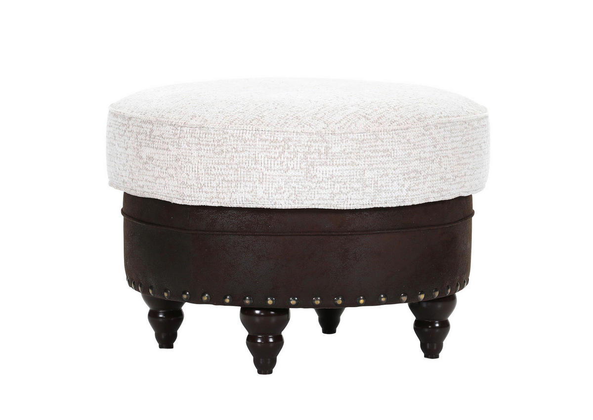 TABURE tekstil  smeđa        - sivo-smeđa/smeđa, Romantično / ladanjski, tekstil/drvo (75/50cm) - Landscape