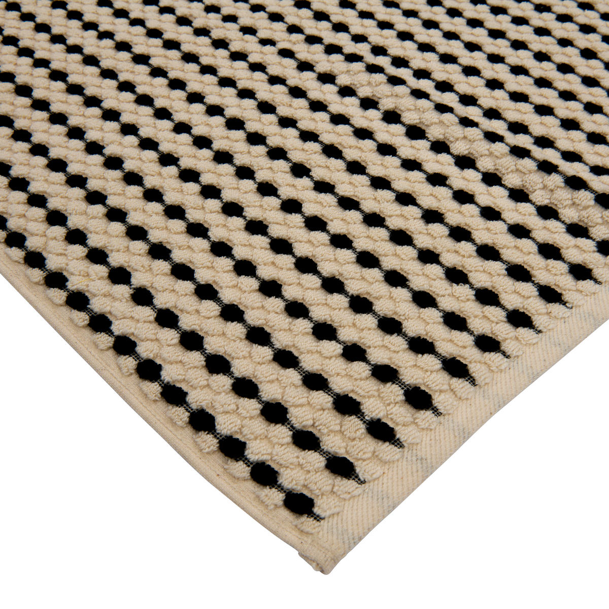 OSUŠKA DO SPRCHY, 70/140 cm, černá, ecru - černá/ecru, Konvenční, textil (70/140cm) - Dieter Knoll