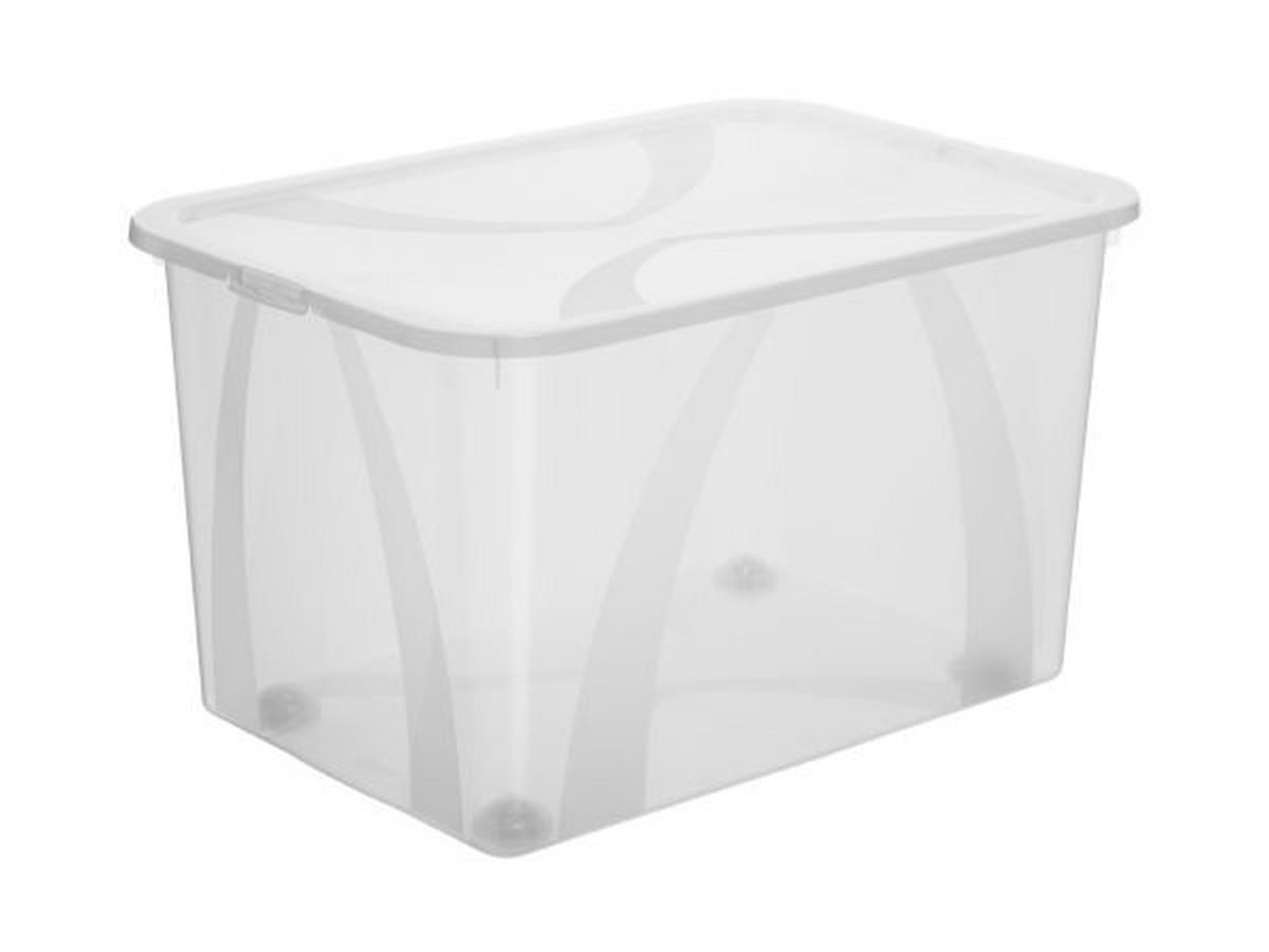 BOX MIT DECKEL ARCO  - Transparent, KONVENTIONELL, Kunststoff (57,1/39,2/33,5cm) - Rotho