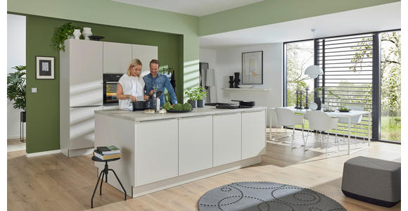 EINBAUKÜCHE   - Sandfarben/Sahara, Design, Holzwerkstoff - Dieter Knoll