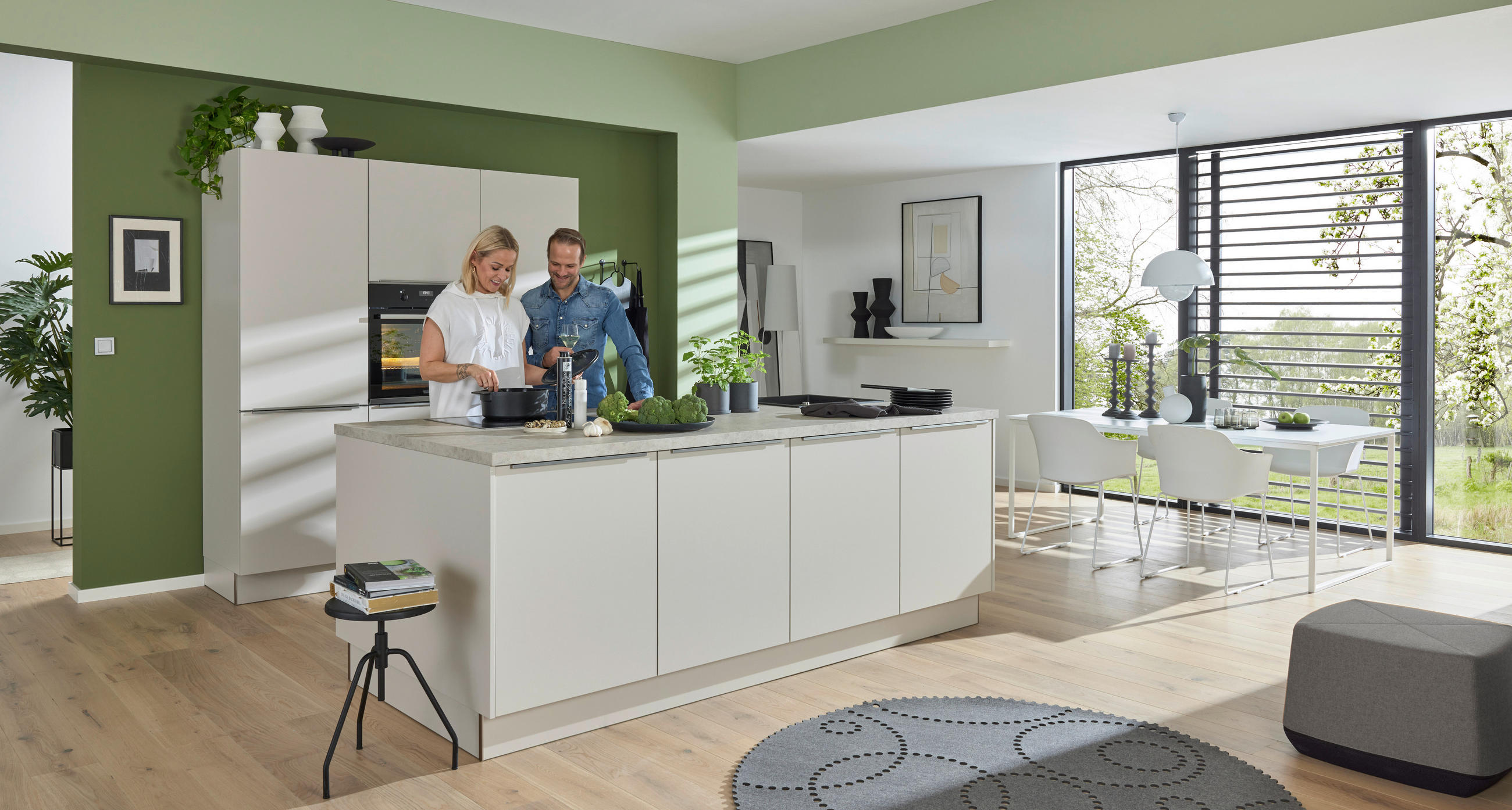 INBYGGNADSKÖK   - sahara/sandfärgad, Design, trämaterial - Dieter Knoll