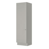 MEHRZWECKSCHRANK 60/216,6/58,2 cm  in Grau  - Edelstahlfarben/Grau, MODERN, Holzwerkstoff/Metall (60/216,6/58,2cm) - Nobilia