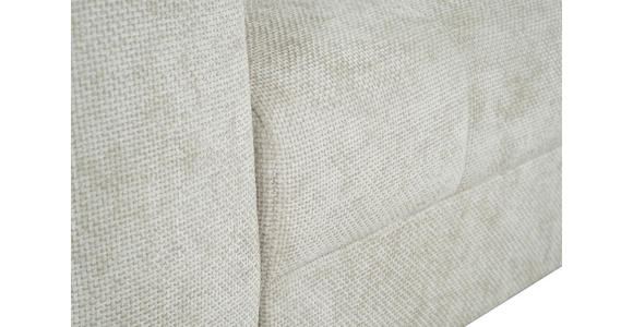 SCHLAFSOFA Struktur Creme  inkl. Zierkissen, Rückenkissen, Bettkasten, Schlaffunktion, Rücken echt  - Creme/Schwarz, KONVENTIONELL, Kunststoff/Textil (253/87/102cm) - Xora