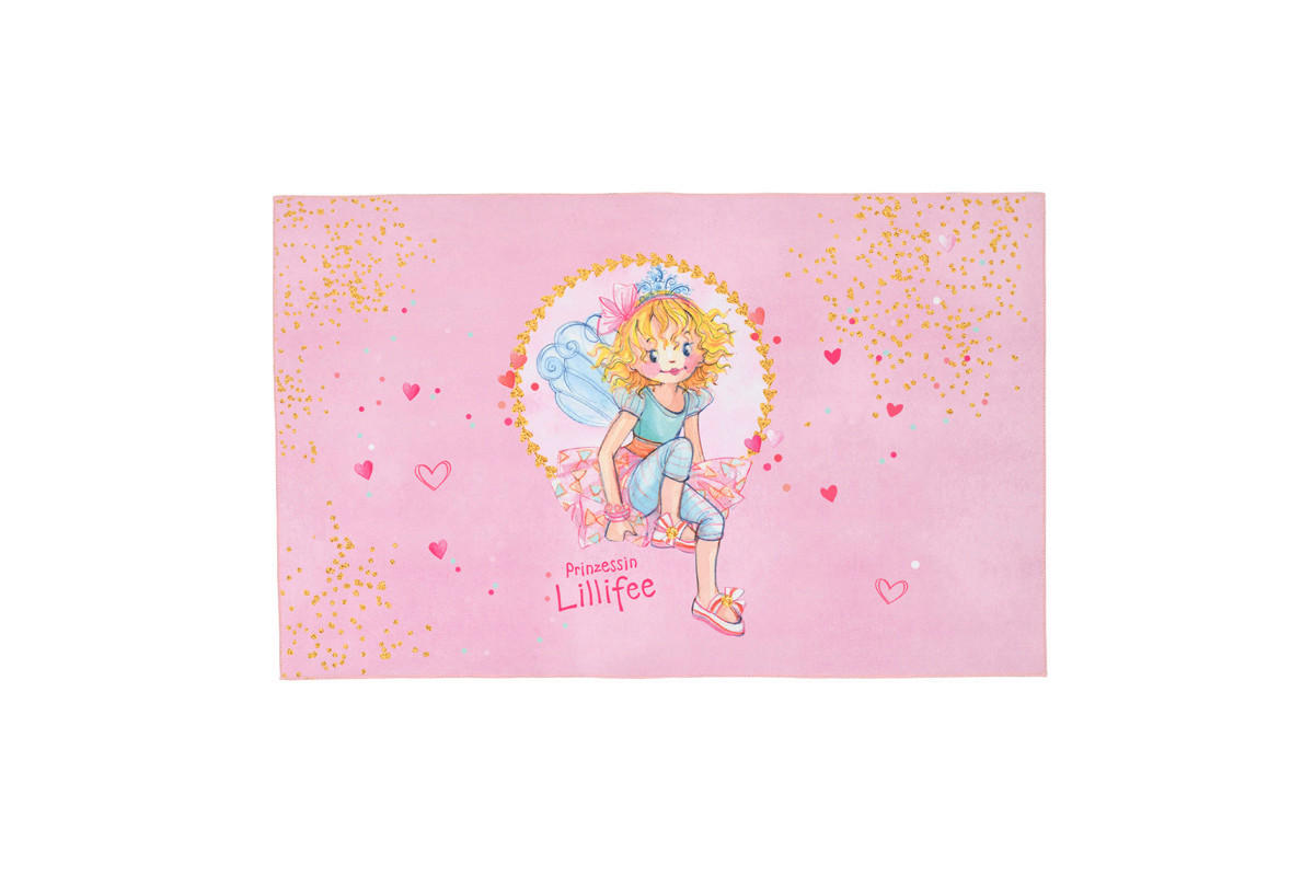 KINDERTEPPICH 80/150 cm Prinzessin Lillifee  - Hellrosa, Design, Textil (80/150cm)