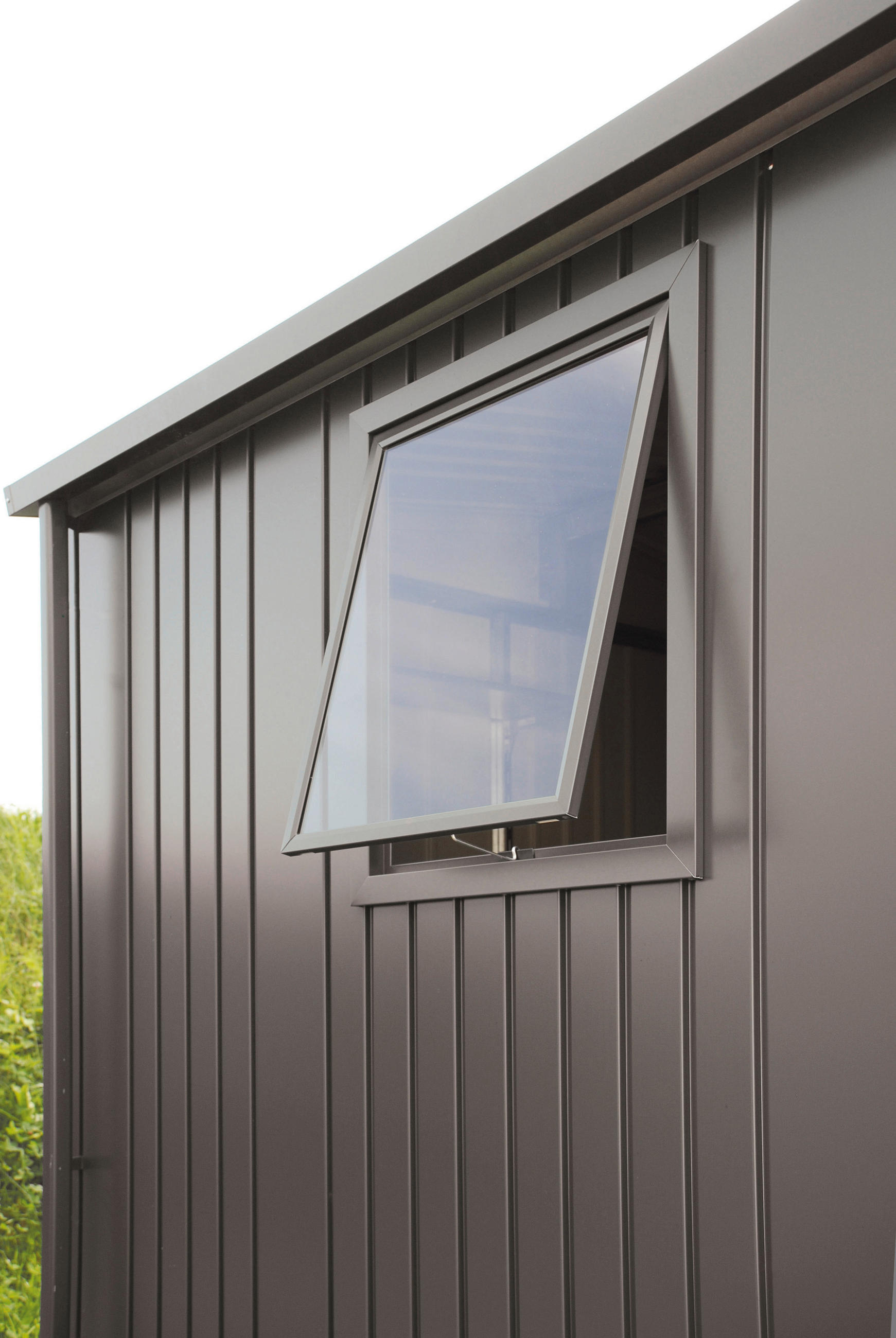 FENSTERLICHTPANEEL 73,3/176/5 cm  - Grau, Design, Metall (73,3/176/5cm) - Biohort