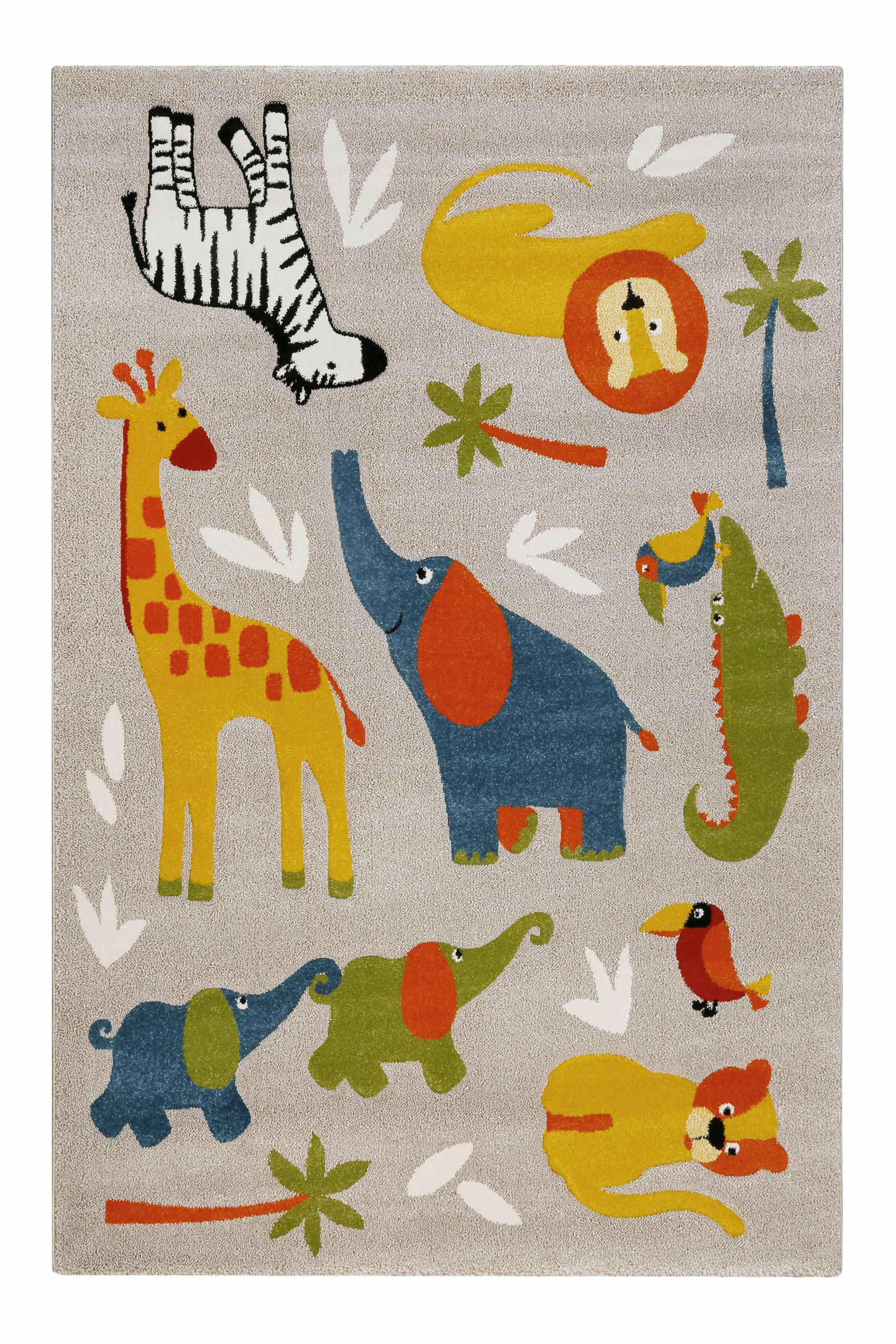 Wecon Home Kinderteppich Benny \u0026 Friends Mehrfarbig 140x200 cm