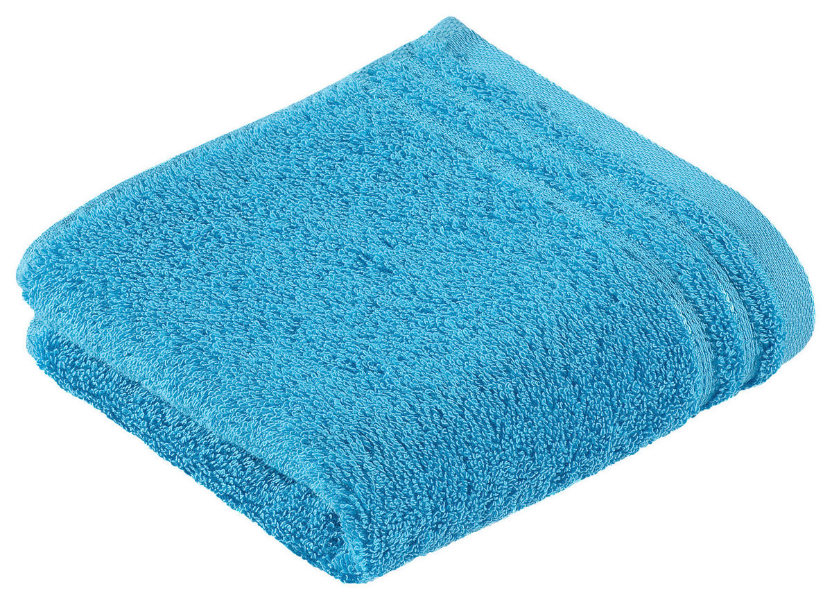 RUČNÍK PRO HOSTY, 30/50 cm, tyrkysová - tyrkysová, Basics, textil (30/50cm) - Vossen