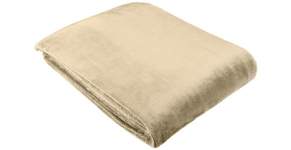 DECKE EMMA 140/190 cm - Ecru, Basics, Textil (140/190cm) - Novel
