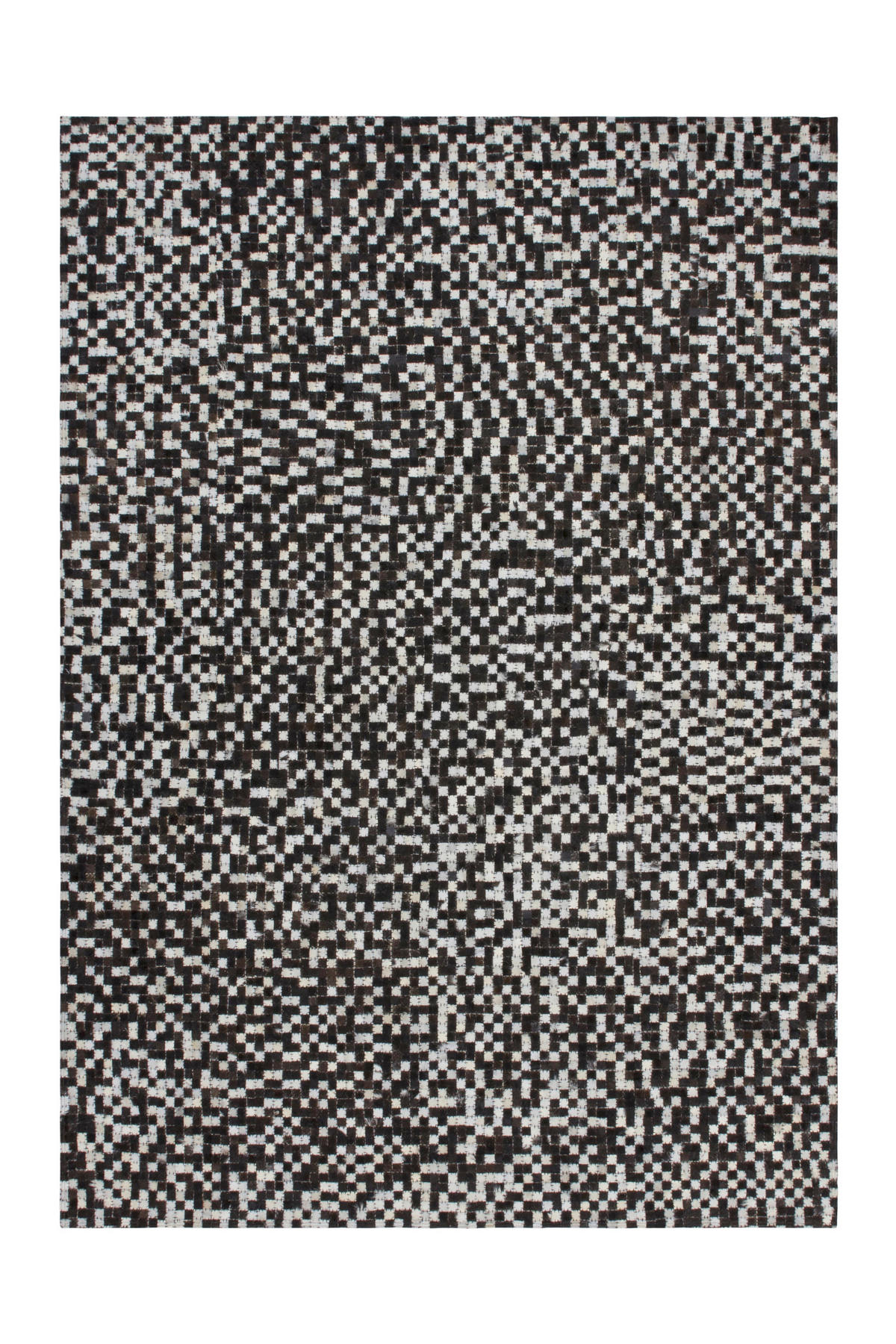 KOŽNI TEPIH 170/240 cm   smeđa  Patchwork  - smeđa, Natur, koža/tekstil (170/240cm)