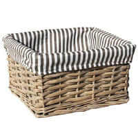 LÁDA 28/25/15 cm  - többszínű, Basics, természetes anyagok (28/25/15cm)