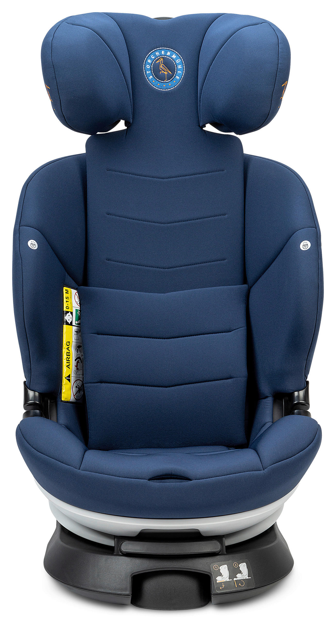 KINDERAUTOSITZ Niki Kid Iris   - Blau, Basics, Textil (45/59/53,5cm) - Storchenmühle