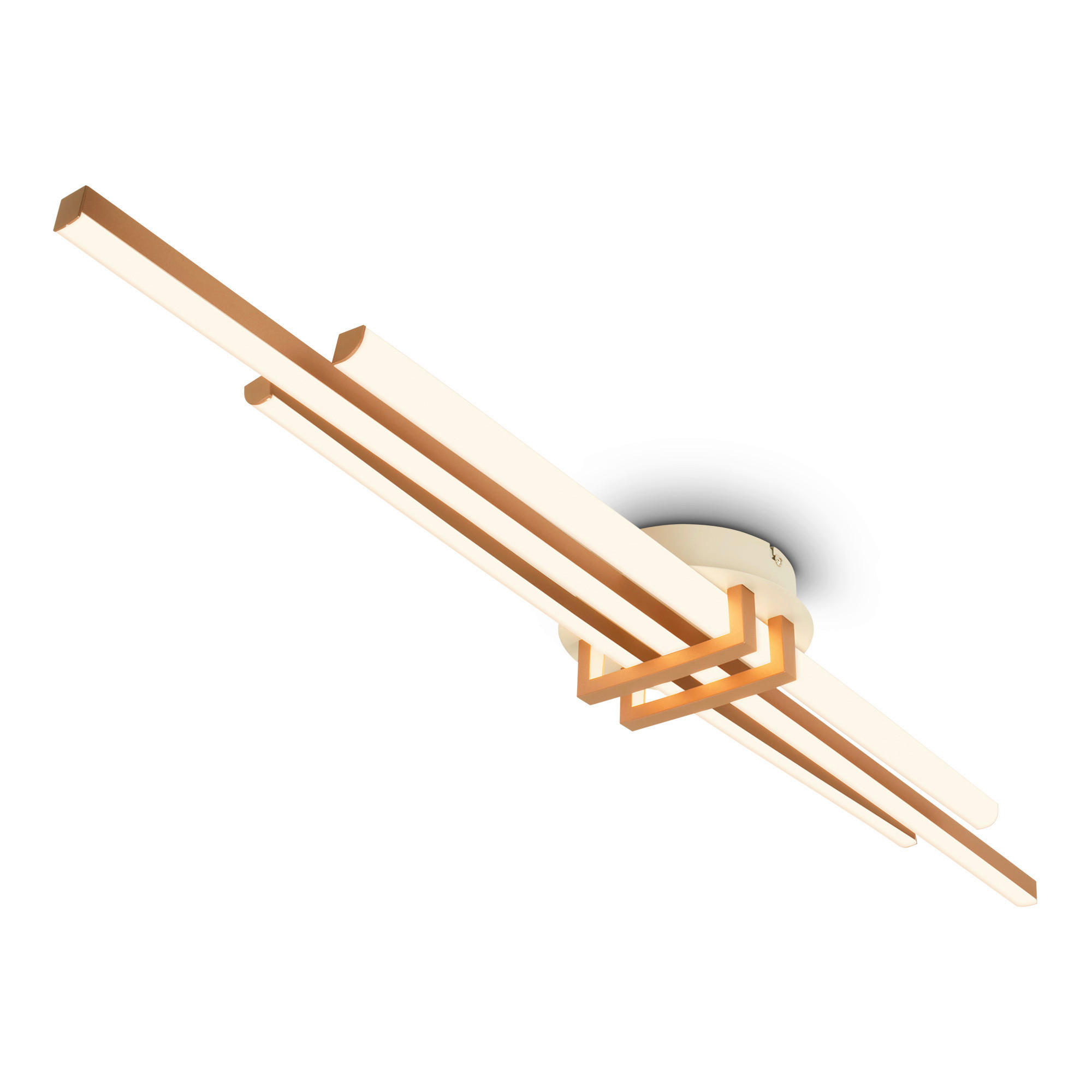 Briloner Led-Deckenleuchte Greige, Cappuccino 16x7.5x98 cm