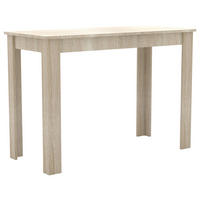 ESSTISCH in Holzwerkstoff 110/50/76 cm   - Weiß/Sonoma Eiche, MODERN, Holzwerkstoff (110/50/76cm) - MID.YOU